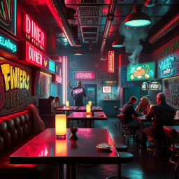 Dystopian Diner - Text-based game