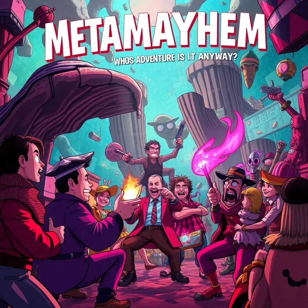 Metamayhem: Whose Adventure Is It Anyway?