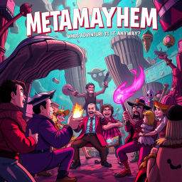 Metamayhem: Whose Adventure Is It Anyway? - Text-based game