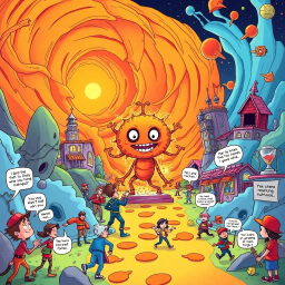 Metamayhem: Whose Adventure Is It Anyway? - Text-based game