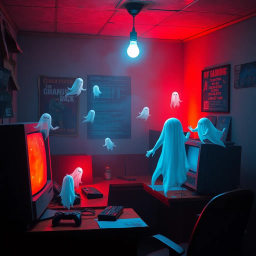 Haunted Byte: Who's This? - Text-based game