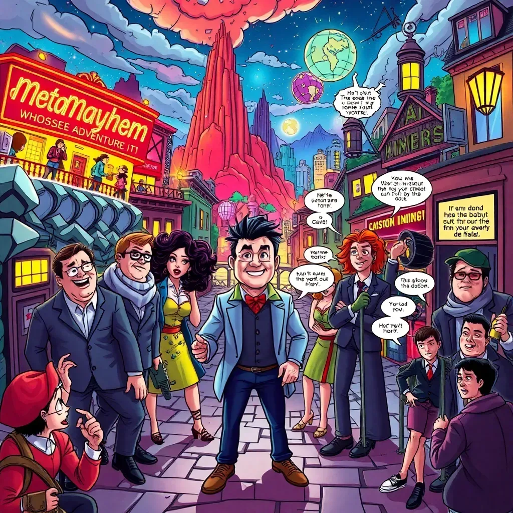MetaMayhem: Whose Adventure Is It Anyway?