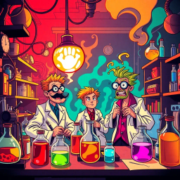 Lab Rascals: Whose Lab Is It Anyway? - Text-based game