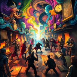 Chrono Clash: Whose Time Is It, Anyway? - Text-based game