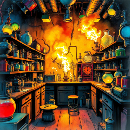 Whose Lab Is It Anyway? - Text-based game