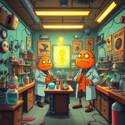 Whose Lab Is It Anyway? - Text-based game