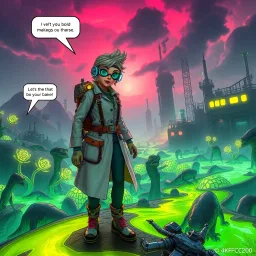 Escape the Toxic Tango - Text-based game