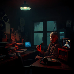 Nightcall: Who's There? - Text-based game