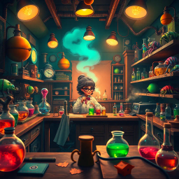 Mad Science Shenanigans - Text-based game