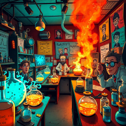 Whose Lab Is It Anyway? - Text-based game