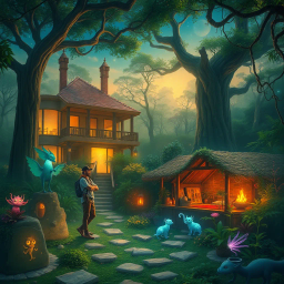 Enchanted Survival: The Art of the Unexpected - Text-based game