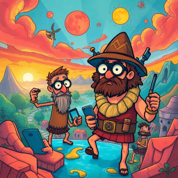 Chrono Crack-Up: Whose Time Is It Anyway? - Text-based game