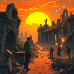 Rhythm & Ruins - Text-based game