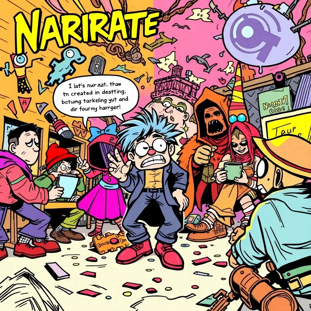 MetaMayhem: Whose Adventure Is It Anyway?