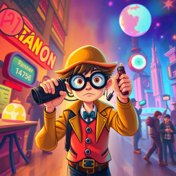 Chrono Chums: Who's There? - Text-based game