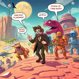 Chrono-Tastrophe: Who's Timing It Anyway? - Text-based game