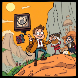 Chrono Chums: Who's There? - Text-based game