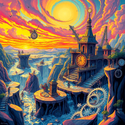 Chrono Cascade: Who's Time Is It Anyway? - Text-based game