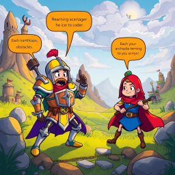 QuestQuest: Whose Adventure Is It Anyway? - Text-based game