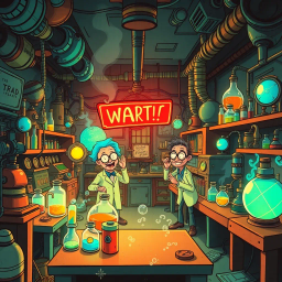 Whose Lab Is It Anyway? - Text-based game