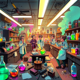 Whose Lab Is It Anyway? - Text-based game