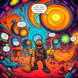 Whose Dimension Is It Anyway? - Text-based game