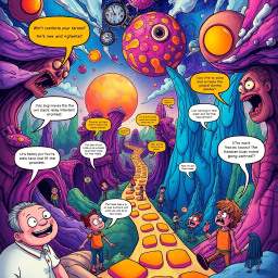 Metamayhem: Whose Adventure Is It Anyway? - Text-based game
