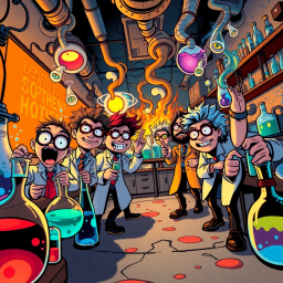 Lab Rascals: Who's Lab Is It Anyway? - Text-based game