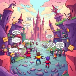 Metamayhem: Whose Quest Is It Anyway? - Text-based game