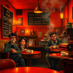 Café of Shadows - Text-based game