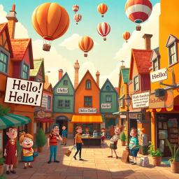 Whose Hello's Are These, Anyway? - Text-based game