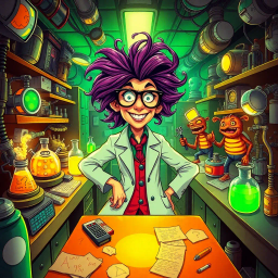 Whose Lab Is It Anyway? - Text-based game