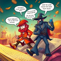 MetaMayhem: Whose Adventure is it Anyway? - Text-based game