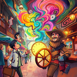 ChronoChase: Whose Time Is It Anyway? - Text-based game