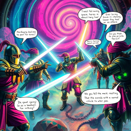 Paradoxical Chronicles: Whose Quest Is It, Anyway? - Text-based game
