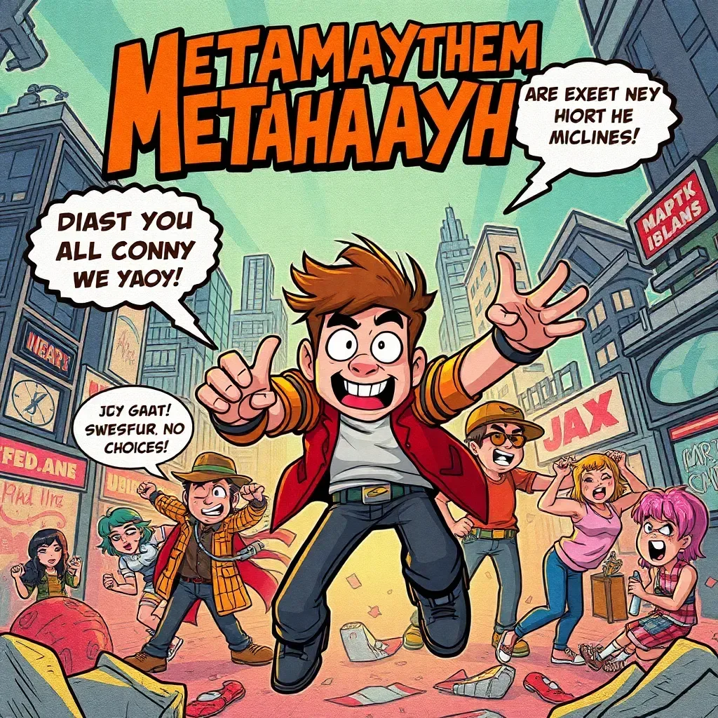 Metamayhem: Whose Adventure Is It Anyway?