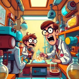 Whose Lab Is It Anyway? - Text-based game
