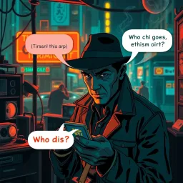 Hello, Who Dis? - Text-based game