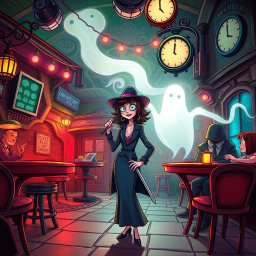 Hello, Whose Ghost Is It Anyway? - Text-based game