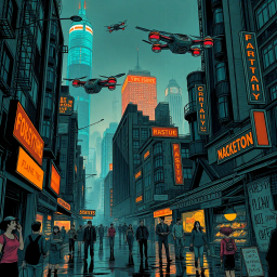 Dystopia Delivery - Text-based game