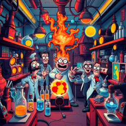 Whose Lab Is It Anyway? - Text-based game