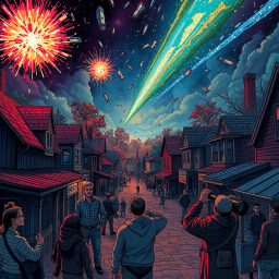 Meteor Madness: Cosmic Conspiracy - Text-based game