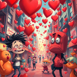 Emotional Satire text games