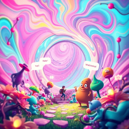 Whimsical Vortex: Hello, Who? - Text-based game