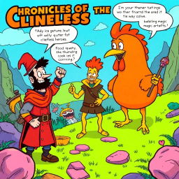 Chronicles of the Clueless: Whose Quest Is It Anyway? - Text-based game