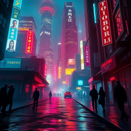 Neon Conspiracy - Text-based game