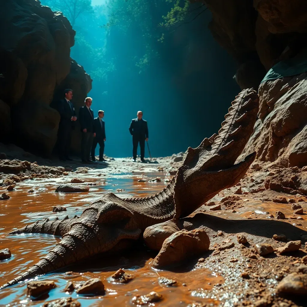 Fossil Depths: A Dino-Drama