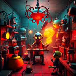 Lab of Living Madness - Text-based game