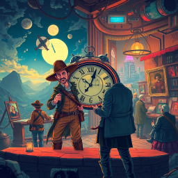 ChronoChaos: Who's Time Is It Anyway? - Text-based game