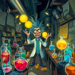 Whose Lab Is It Anyway? - Text-based game